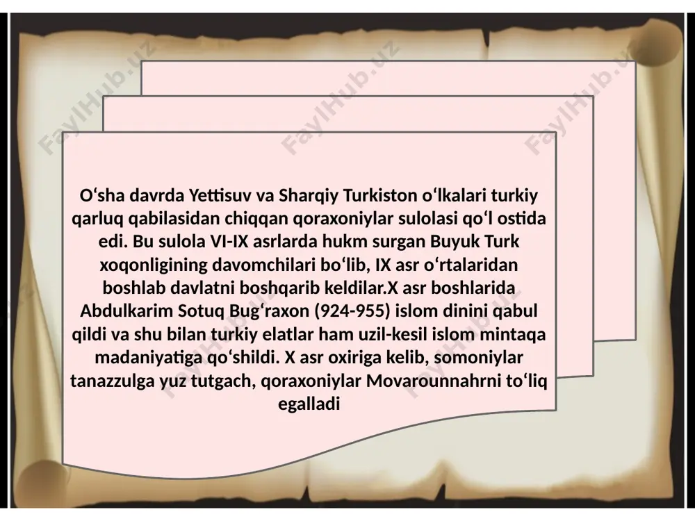 mil inson va ilm maʼrifat targʻiboti asardagi toʻrt ramziy qahramon kuntugʻdi (adolat), oytoʻldi (baxt), oʻgdulmish (aql) va oʻzgʻurmish (qanoat) timsollari orqali ifoda qilingan. bundan tashqari, shoir qadim turk yozma adabiyoti, turkiy xalklar og‘zaki ijodini ham yaxshi bilgan, shu muhitda tarbiya topgan. shoir turkiy elatlarning qadimiy qo‘shnilari xitoy, mo‘g‘ul, hind, eroniy xalqlar madaniyati, yunon falsafasi va o‘sha davr ma’naviy hayotining boshqa jihatlari haqida mukammal ma’lumotga ega bo‘lgan. asar mazmuni, tili va uslubidan kelib chiqib aytish mumkinki, yusuf xos hojib arab va fors tillarini mukammal bilgan, bu tillardagi diniy, ilmiy, badiiy adabiyot bilan chuqur tanish bo‘lgan. afsuski, bizgacha shoirning yagona dostonidan boshqa asari yetib kelmagan. ammo aniq aytish mumkinki, hech qaysi ijodkor ilk ijodini 6,5 ming baytga yaqin yirik doston yozishdan boshlamaydi. masalan, amir xisrav dehlaviy birinchi yirik dostonini boshlaganda ikki devon tuzgan va ular tarkibida bir qator kichik masnaviylari bor edi. yusuf xos hojibning “qutadg‘u bilig” (“saodatga yo‘llovchi bilim”) asarining bizning …