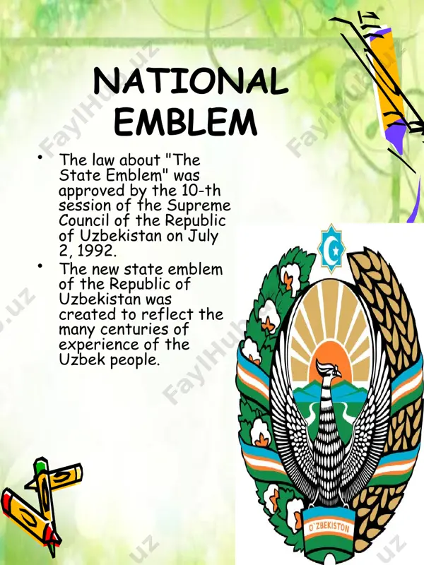 the national symbols of uzbekistan - Page 5