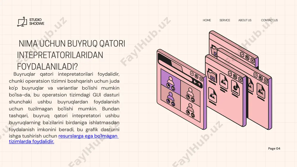 buyruqlar qatori intepretatori - Page 4