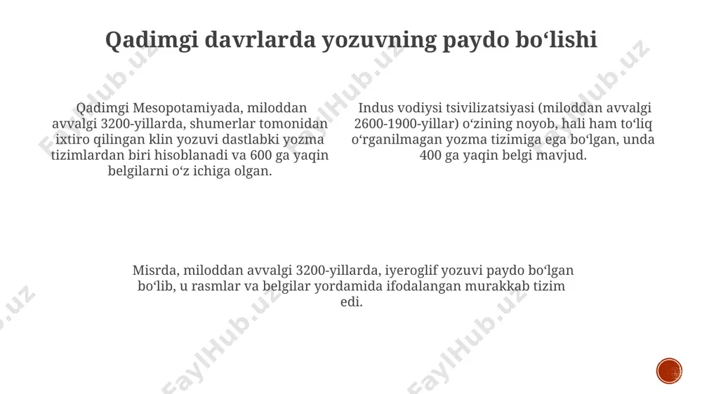 avesto taʼlimi va qadimgi yozuv tizimlari taqdimoti - Page 3