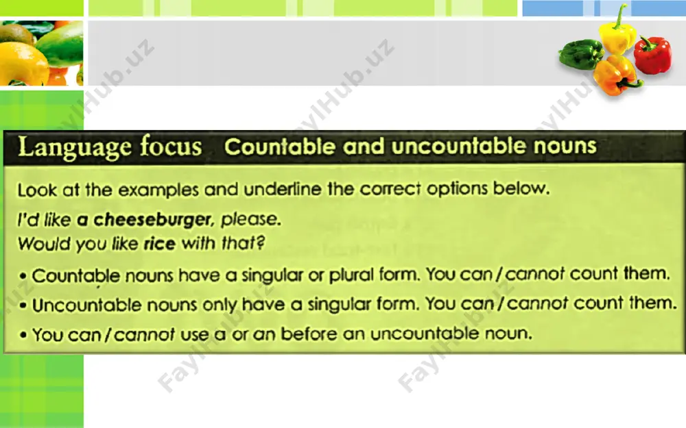 countable / uncountable nouns - Page 2
