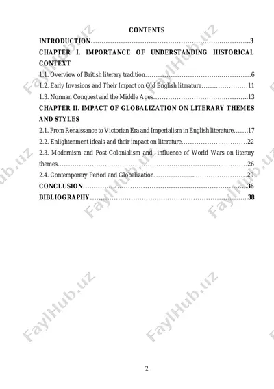 british literary tradition coursework — PDF