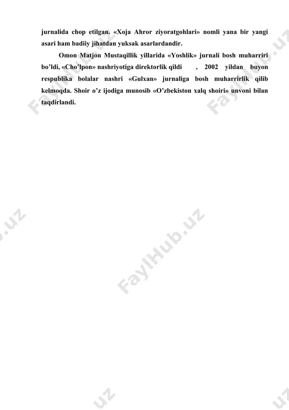 omon matjon hayoti va ijodi - Page 5