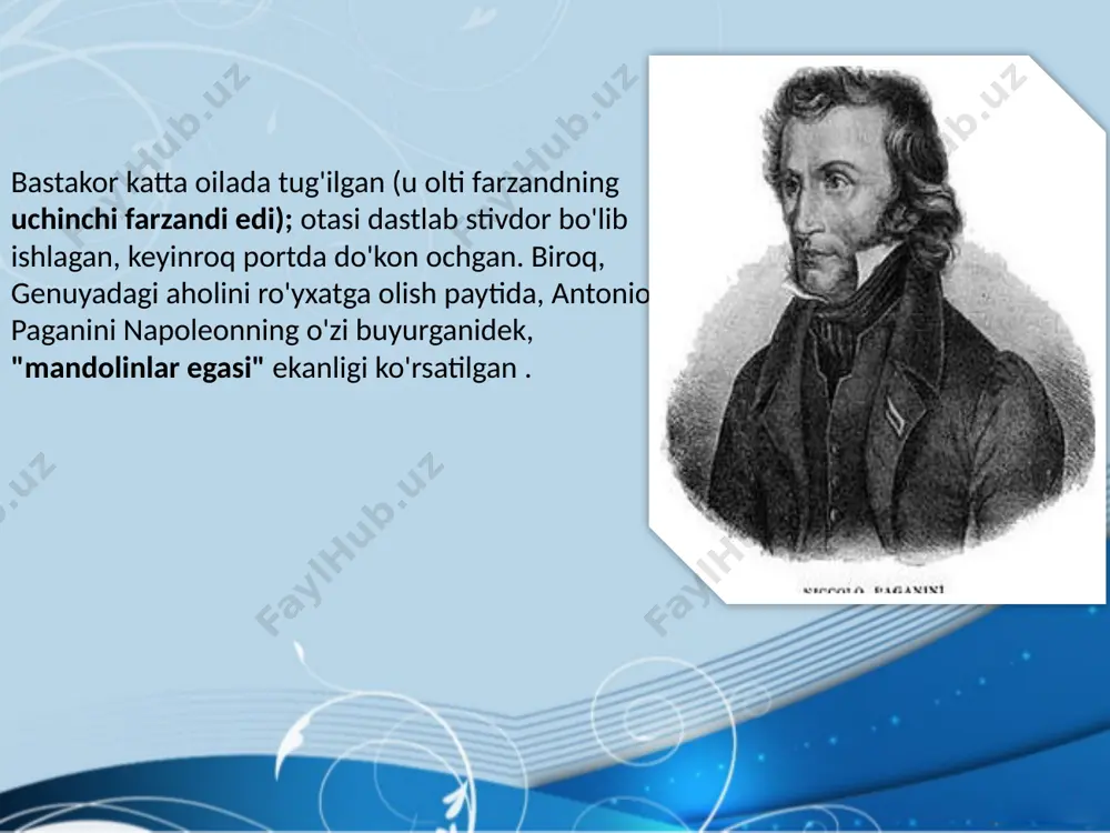 iste'dodi hamma joyda hasadgo'y odamlarni uyg'otdi, ular paganinining muvaffaqiyatiga hech qanday tarzda zarar etkazish uchun hech qanday vositani e'tiborsiz qoldirmadilar. uning shuhrati germaniya, frantsiya va angliya bo'ylab sayohat qilganidan keyin yanada oshdi . germaniyada u meros bo'lib qolgan baron unvonini sotib oldi. vena shahrida hech bir rassom paganini kabi mashhurlikka erisha olmadi. garchi 19-asr boshidagi to'lov miqdori hozirgisidan ancha past bo'lsa-da, paganini bir necha million frank qoldirdi. 1836 yil dekabr oyining oxirida paganini nitssada uchta kontsert bilan chiqish qildi. o'sha vaqtga kelib u doimo kasal edi, sog'lig'i yomonlashdi. skripkachi ko'plab taniqli shifokorlarning yordamiga murojaat qilganiga qaramay, ularning hech biri uni ko'plab kasalliklaridan xalos qila olmadi. 1839 yil oktyabr oyida paganini juda asabiy holatda va dahshatli kasallikda, oilasini ko'rish uchun oxirgi marta o'z vatani genuyaga keldi. umrining so'nggi oylarida paganini xonani tark etmadi , oyoqlari doimo og'riydi va ko'plab kasalliklarni davolash mumkin emas edi. u shunchalik holdan toygan ediki, u yon-atrofda …