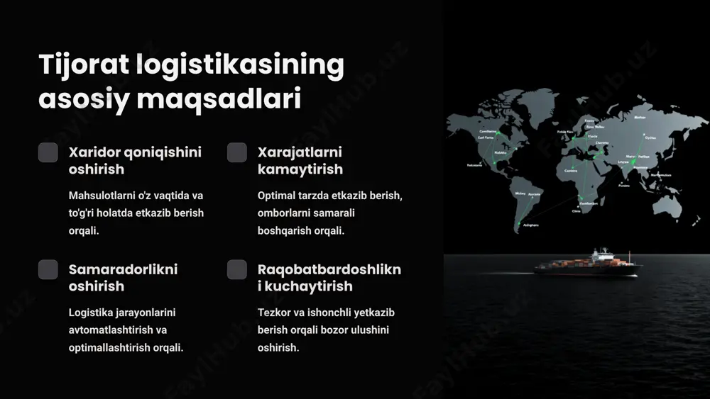 tijorat logistikasining asosiy tushunchalari - Page 3