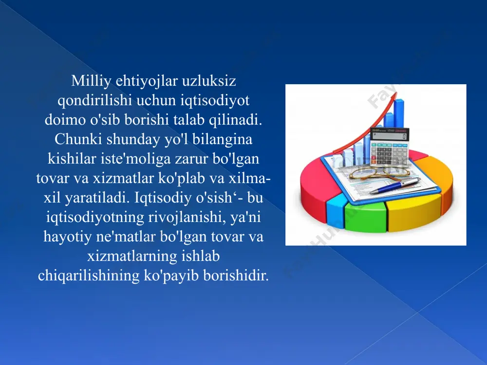 yalm, doll. iqtisodiy o'sish sur'ati, % hozirgi (2002)jon boshiga real yalm, doll. yaponiya 1890-1990 842 16144 3,00 26070 braziliya 1900-1987 436 3417 2,39 7250 kanada 1870-1990 1330 17070 2,15 28070 germaniya 1870-1990 1223 14288 2,07 26220 aqsh 1870-1990 2244 18258 1,76 35060 xitoy 1870-1990 401 1748 1,71 4390 meksika 1900-1987 649 2667 1,64 8540 buyuk britaniya 1870-1990 2693 13589 1,36 25870 argentina 1900-1987 1284 3302 1,09 9930 indoneziya 1900-1987 499 1200 1,01 2990 pokiston 1900vl987 413 885 0,88 1940 hindiston 1900-1987 378 662 0,65 2570 bangladesh 1900-1987 349 375 0,08 1720 jon boshiga hisoblangan real yalm bu iqtisodiyot ehtiyojini qondirishga naqadar qodir ekanligini bildiradi. buni aniqlash uchun yalm hajmi aholi soniga bo'linadi. yalm hajmi ko'p boigani bilan, agar aholi ham ko'p bo'lsa jon boshiga yalm kam bo'ladi. yalm hajmi kichik bo'lgani holda aholi soni ham kam bo'lsa, jon boshiga yalm ko'p bo'lishi mumkin. ma'lumotlar iqtisodiy o'sish notekis borishini ko'rsatsada. agar …