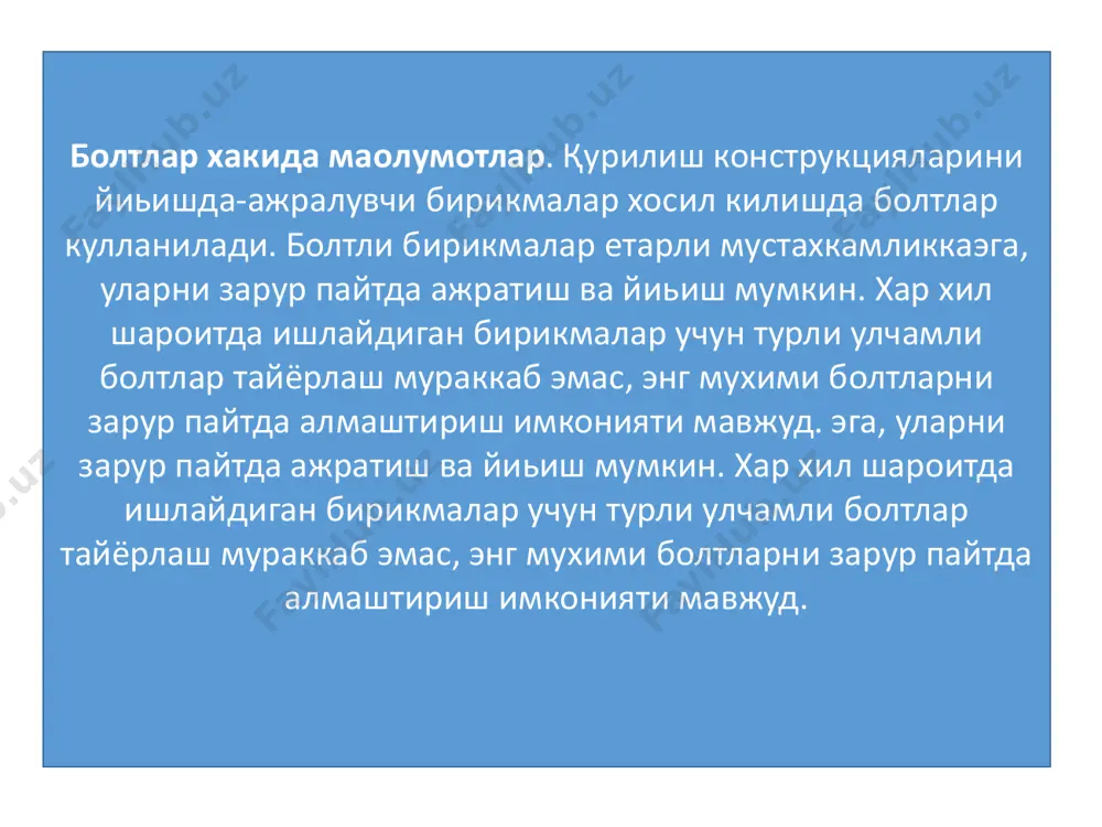 boltili va parchinmihli birikmalar - Page 3