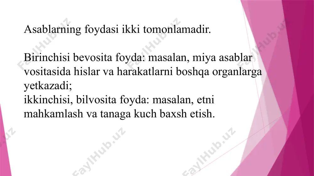 tlar yig‘ishda tajriba usuli keng qo'llaniladi. bu usulning qulayligi shundan iboratki, tajriba o'tkazuvchi uchun kerak bo'lgan ruhiy jarayonlar haqidagi ma’lumotlar qisqa muddatlarda qo‘lga kiritiladi. ammo, tajriba vaqtida tekshiriluvchi bola har doim ham o‘zini erkin tutmaydi. bola iymanib, uyalib, tortinib turadi. buning natijasida bola o‘zini to‘la namoyon etmaydi. bola o‘zining ustida tekshirish olib borilayotganligini bilgani uchun ham, tekshiruvchi uchun kerakli ruhiy jarayonlar haqidagi ma’lumotlar to'liq bo‘lmasligi mumkin. suhbat usuli psixologik ma’lumotlar suhbat usuli orqali ham yig'iladi. bola bilan suhbat qilish jarayonida tajriba o‘tkazuvchi uchun kerak bo'lgan ma’lumotlar yig'ib boriladi. suhbat ma’lum bir maqsadga qaratilgan va savollar mavzuga oid tayyorlanishi kerak. anketa usuli anketa usulining mohiyati shundan iboratki, kerakli ma’lumotlar bolalarga ma’lum savollarni o'z ichiga olgan anketalar tarqatish orqali olinadi. bolalar qisqa muddatda javob beradilar. anketalar tarqatib ma’lumotlar yig'ishning afzalligi, yutug'i shundaki, qisqa muddatda juda ko'p bolalarni tekshirish mumkin. test usuli keyingi yillarda test usuli keng qo'llanila boshlandi. ≪test≫ inglizcha so'z bo'lib …