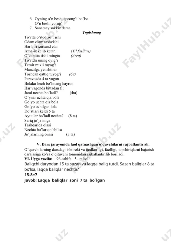 matematika fanidan sodda va tarkibli masalalar - Page 5