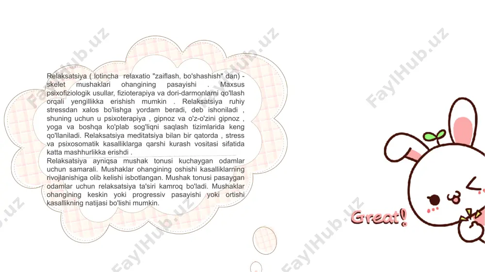 ayibova,umumiy psixodiagnostika.toshkent-2018 cute rabbit thank you image1.png image2.png image3.png image4.png image5.png image6.png image7.png image8.jpeg image9.png image10.png image11.png image12.png