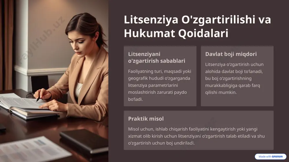 litsenziya amal muddati va davlat bojlari: qonunchilik asoslari - Page 4