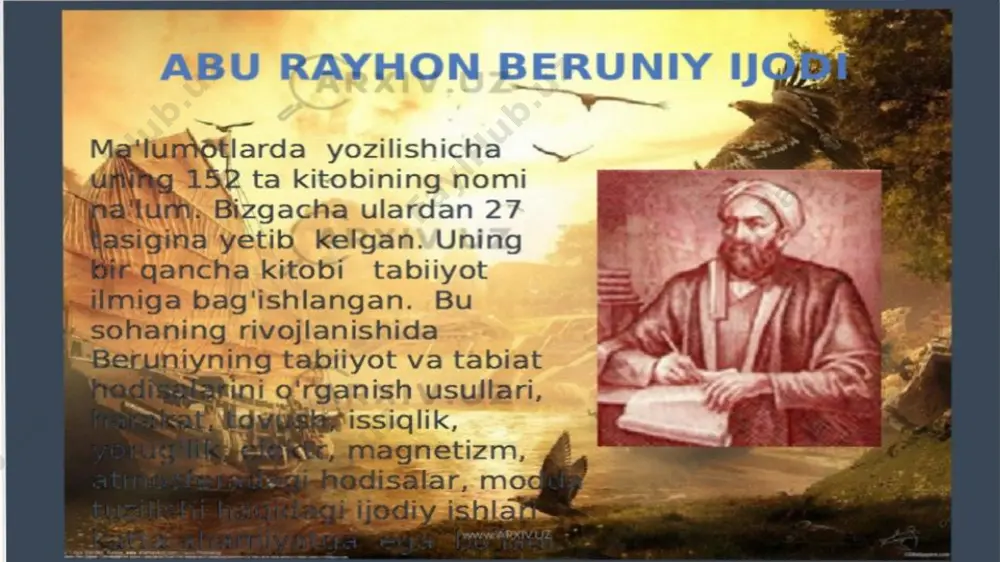 abu rayhon beruniy haqida - Page 5