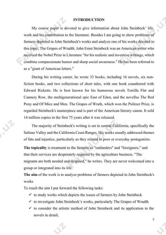 write. when his work was not published, he moved to california and worked as a tour guide and caretaker in lake tahoe in 1928, where he met carol henning, his first wife. they married in january 1930 in los angeles, where he was attempting to make money with pals by manufacturing plaster mannequins.[footnoteref:2] when their money ran out six months later owing to a weak market, steinbeck and carol returned to pacific grove, california, to a cottage owned by his father on the monterey peninsula just outside monterey city limits. the elder steinbecks provided john with free accommodation, paper for his writings, and, beginning in 1928, loans that allowed him to write without having to hunt for work. [2: jackson j. benson, the true adventures of john steinbeck, writer new york: the viking press, 1984. isbn 978-0-14-014417-8, pp. 147, 915a, 915b, 133] during the great depression, steinbeck purchased a small …