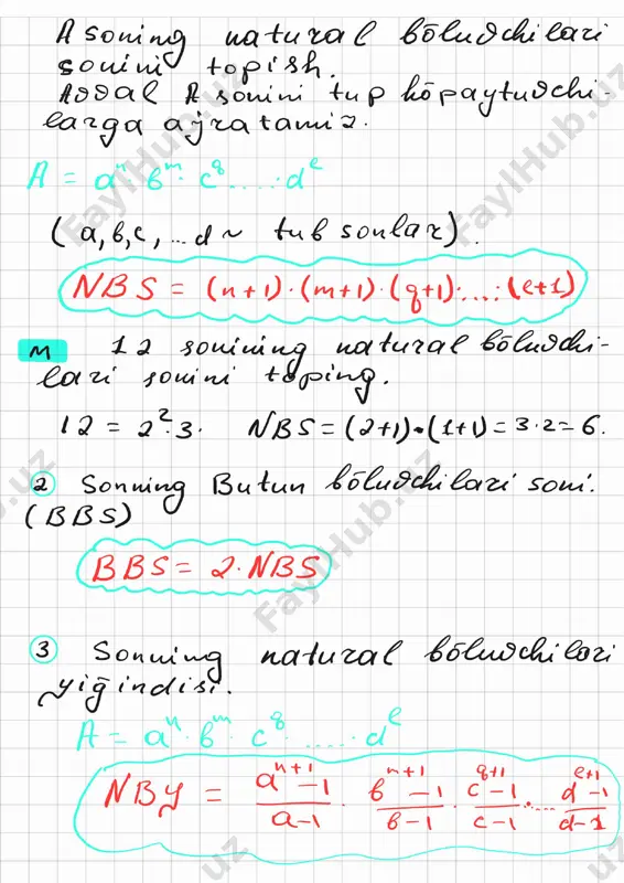 ekuk va ekub tushunchasi - Page 4