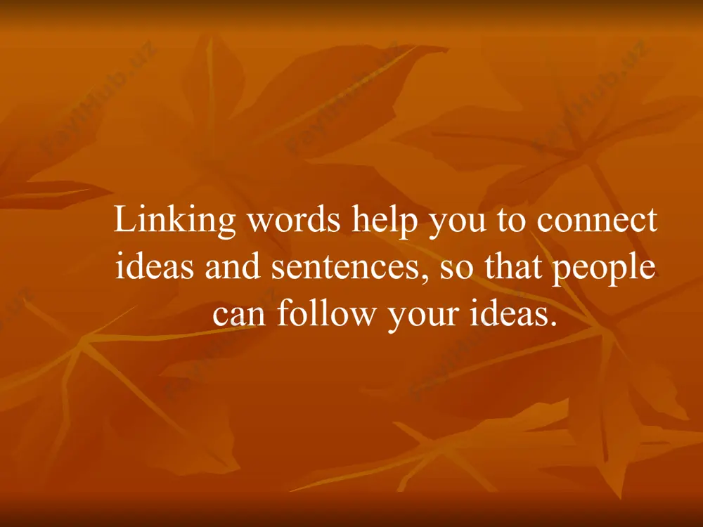 linking words - Page 5