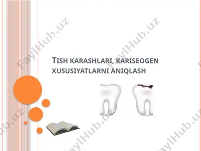 tish toshlari — PPTX