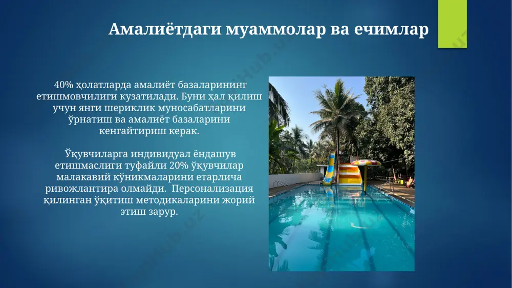 malakaviy amaliyot uchun slayt - Page 3