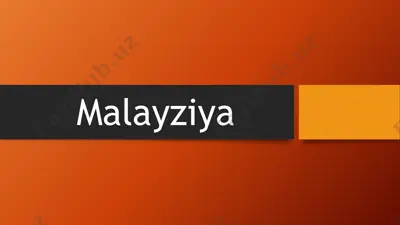 malayziya — PPTX