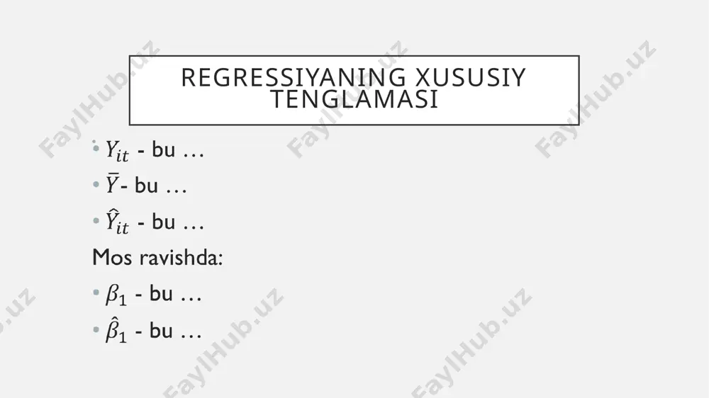 regressiyaning xususiy tenglamasi - Page 3