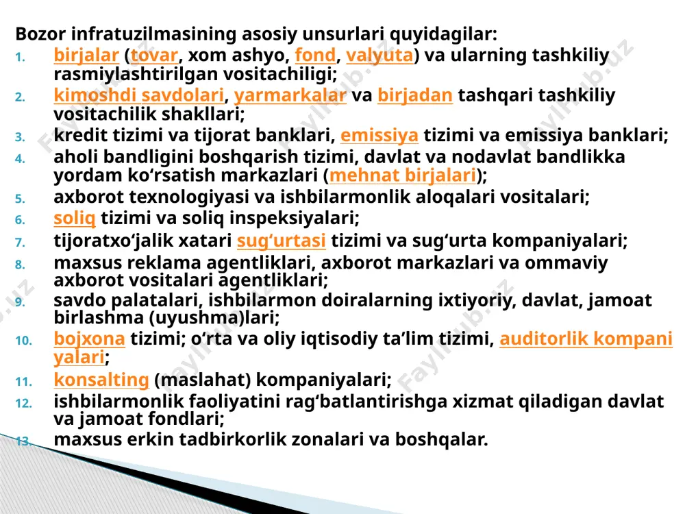 bozor infratuzilmasi - Page 5