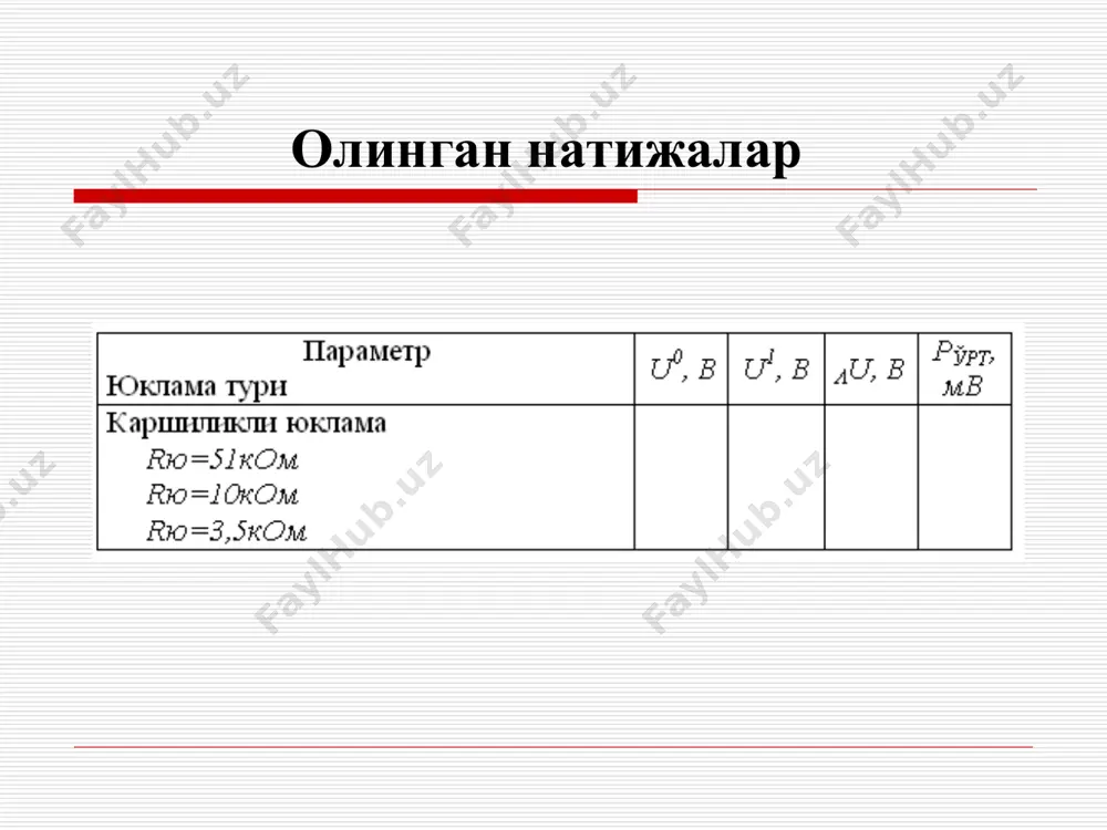 mdya tranzistorlarining statik xarakteristikalarini tadqiq etish - Page 4