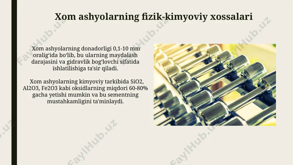 gidravlik bog'lovchi moddalar xomashyosi - Page 3