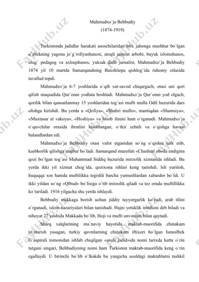 mahmudxo`ja behbudiy 3 — DOC