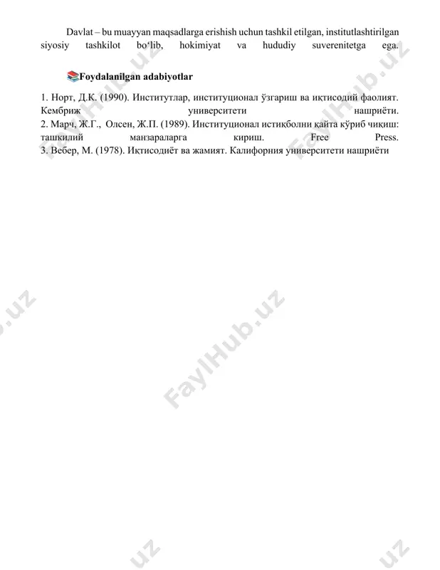 davlat institutsional tashkilot sifatida - Page 5
