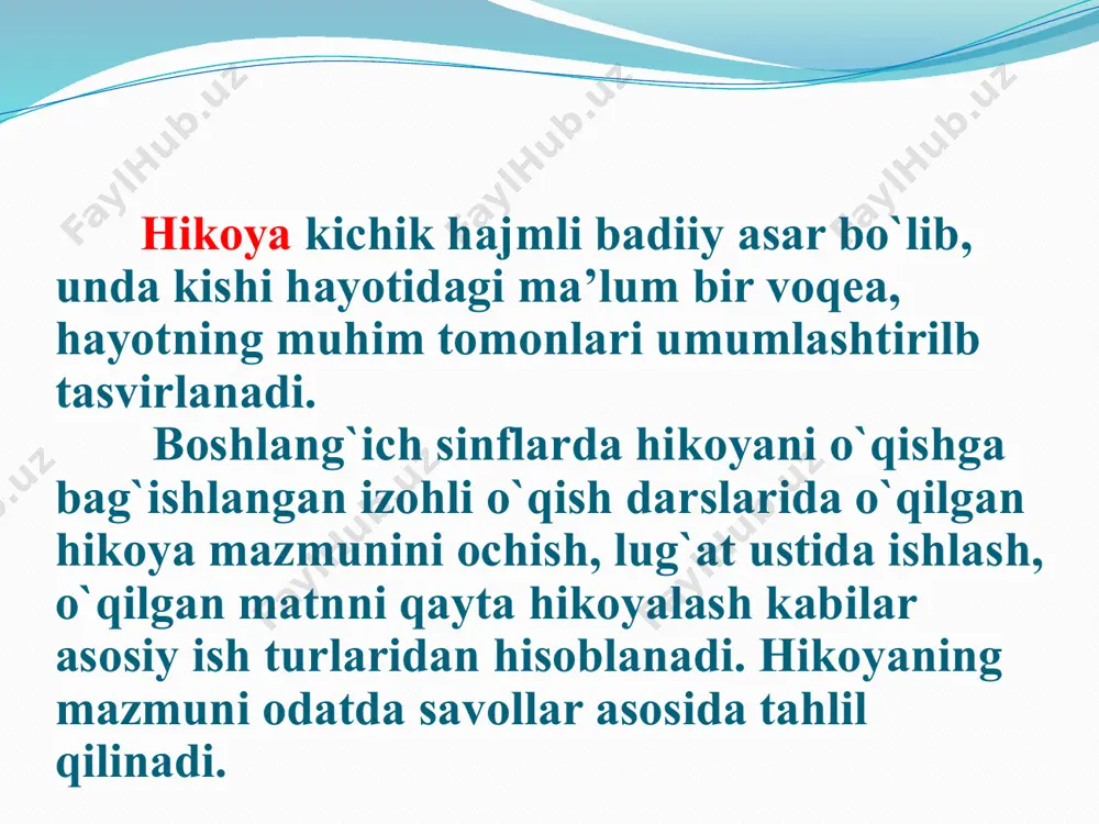hikoyani o‘qish metodikasi - Page 3