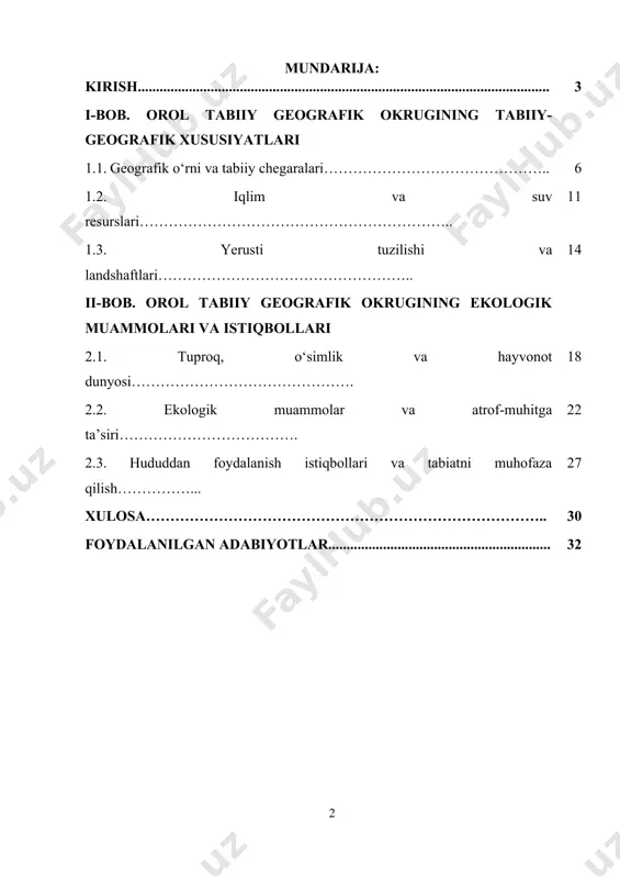 or strategik chora-tadbirlar amalga oshirilmoqda. orol dengizining qurishi asosan daryo suvlari noto‘g‘ri boshqarilishi va qishloq xo‘jaligida suvdan nooqilona foydalanish natijasida yuzaga kelgan. xx asrning o‘rtalarida amudaryo va sirdaryo suvlari paxta maydonlarini sug‘orish uchun faol ravishda ishlatila boshlangan, natijada dengizga tushadigan suv hajmi keskin kamaygan. 1960-yillarda dunyoning eng katta yopiq suv havzalaridan biri bo‘lgan orol dengizi keyingi o‘n yilliklarda deyarli butunlay yo‘qoldi. bugungi kunda dengizning katta qismi qurib ketgan bo‘lib, sobiq dengiz tubidan atmosfera va atrof-muhitga katta miqdorda tuz va chang ko‘tarilmoqda. ekologik muammolardan tashqari, orolbo‘yi hududida yashayotgan aholi ham salomatlik va iqtisodiy qiyinchiliklarga duch kelmoqda. havo ifloslanishi, sho‘rlanish va ichimlik suvining yetishmovchiligi kasalliklarning ortishiga sabab bo‘lmoqda. ayniqsa, nafas yo‘llari kasalliklari, yurak-qon tomir tizimi kasalliklari va bolalar o‘limi ko‘rsatkichlari yuqori darajada qolmoqda. orolbo‘yi mintaqasida iqlim o‘zgarishlari ham sezilarli ta’sir ko‘rsatmoqda: yozgi issiqlik kuchayib, qish mavsumlari esa sovuqroq va quruq bo‘lib bormoqda. o‘zbekiston hukumati tomonidan orolbo‘yi hududini ekologik tiklash va aholining turmush …