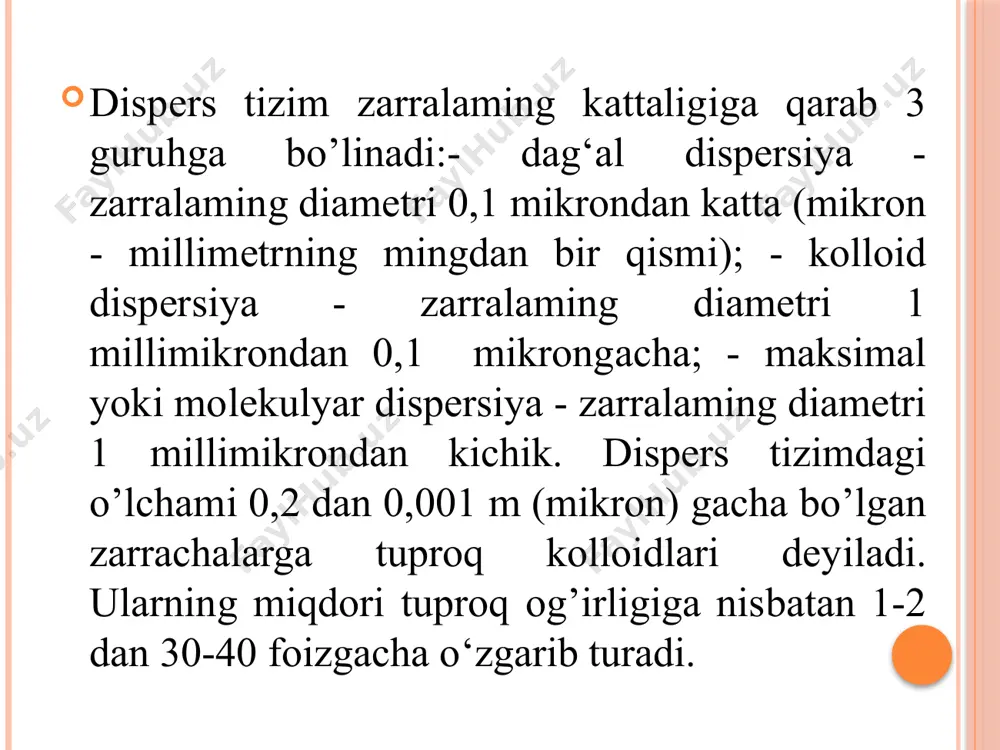 tuproqning kolloidlari. tuproqning singdirish qobiliyati - Page 5