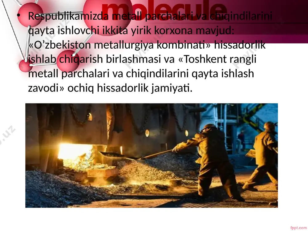 o‘zbekiston metall chiqindilarini qayta ishlovchi korxonalar - Page 3