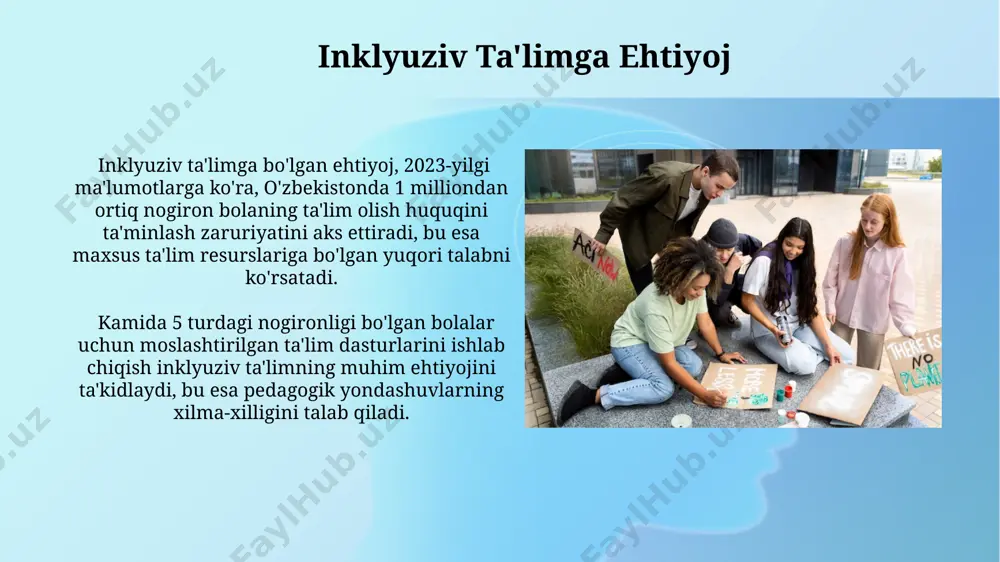 inklyuziv ta'limga ehtiyoj - Page 3