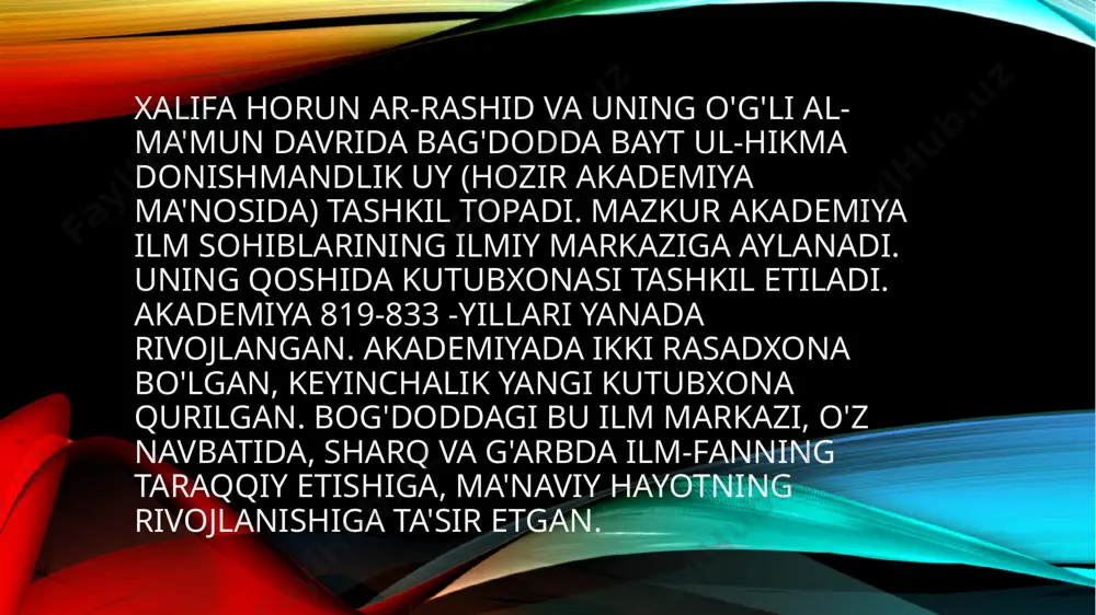 xoroga ko'chib o'tgach, u maktabda o'qiy boshlaydi. ibn sinoning mutolasi zo'r, mehnatsevar edi. undagi tug'ma qobiliyat, o'tkir zehn, kuchli xotira o'zaro birikib ketgandi. ibn sinoning otasi abdulloh hamda uning do'stlari bilimdon kishilar bolib, ularning ilmiy munozaralari o'tadigan oilaviy muhit yosh ibn sinoga ham ta'sir etadi.ibn sino bolani maktabda o'qitish va tarbiyalash zarurligini qayd etib, maktabga barcha kishilarning bolalari tortilishi, birga o'qitilishi va tarbiyalanishi lozim deb, bolani uy sharoitida yakka o'qitishga qarshi bolgan. bolaning maktabda jamoa bolib o'qishining foydasi quyidagicha ifodalanadi:agar o'quvchi birga o'qisa u zerikmaydi, fanni egallashga qiziqish yuzaga keladi, bir-biridan qolmaslik uchun harakat, musobaqalashish istagi rivojlanadi. bularning hammasi o'qishning yaxshilanishiga yordam beradi. ibn sino bolani maktabda o'qitish va tarbiyalash zarurligini qayd etib, maktabga barcha kishilarning bolalari tortilishi, birga o'qitilishi va tarbiyalanishi lozim deb, bolani uy sharoitida yakka o'qitishga qarshi bolgan. bolaning maktabda jamoa bo'lib o'qishining foydasi quyidagicha ifodalanadi:agar o'quvchi birga o'qisa u zerikmaydi, fanni egallashga qiziqish yuzaga keladi, bir-biridan …