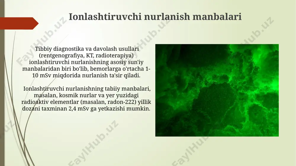 ionlashtiruvchi nurlar biologik to'qimalarga ta'siri - Page 5