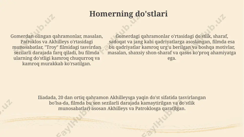 homer dostonlari va "troya" filmini qiyoslash - Page 5