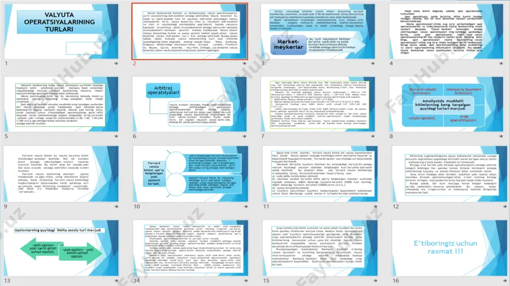 valyuta operatsiyalarining turlari - Page 2