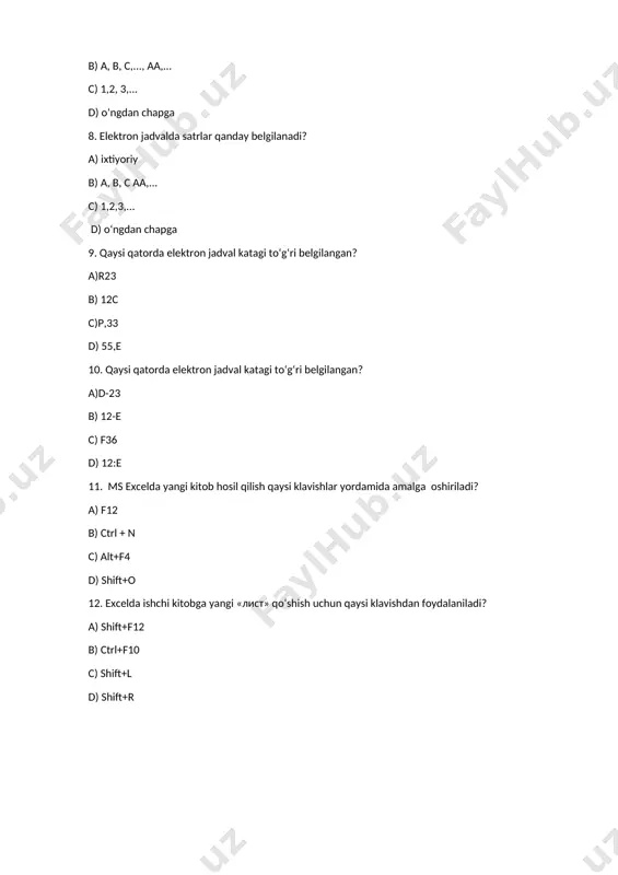 8-sinf informatikadan test-2 - Page 2