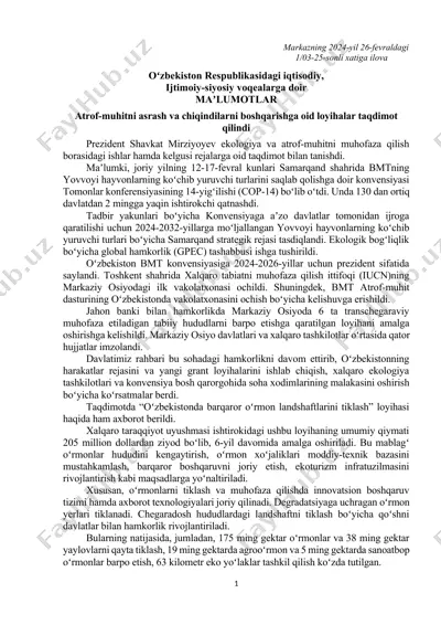 samarqand strategik rejasi — DOCX