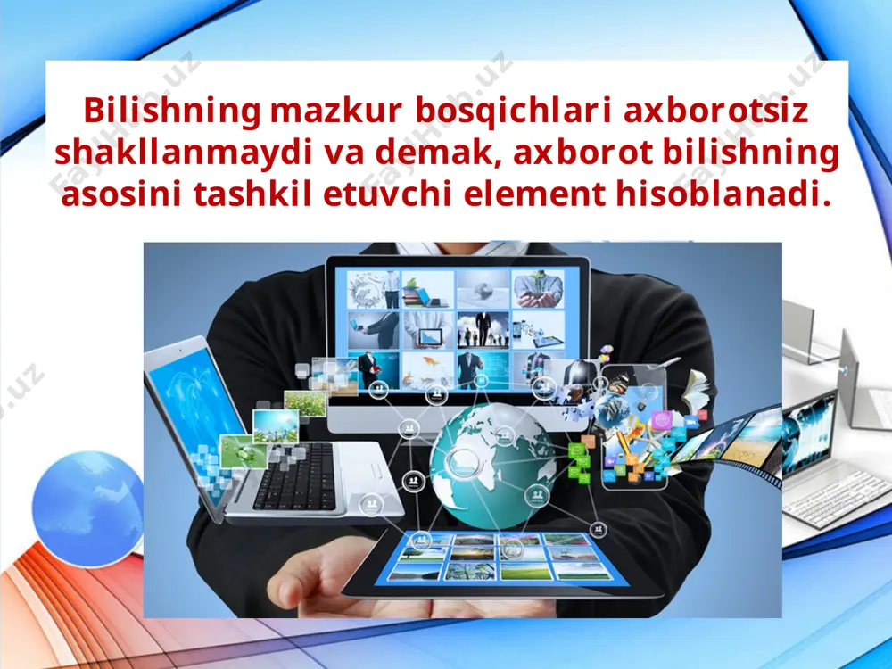 axborot tushunchasi va bilish haqida 7-sinf - Page 4