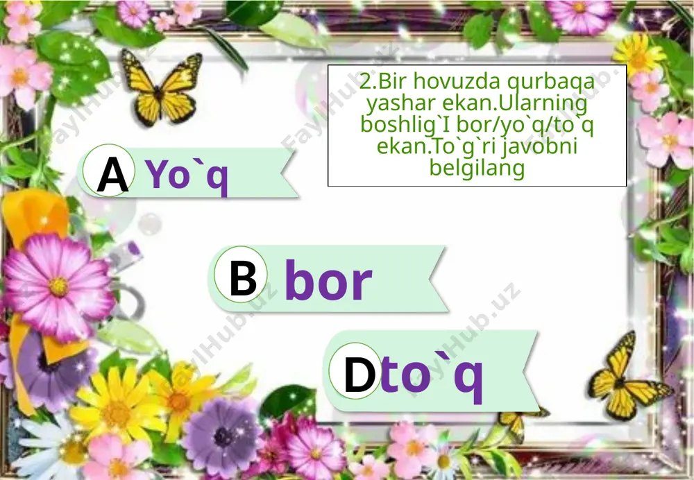 **"so'zdan so'zning farqi bor" bo'limi tushunarli test topshirig'i** - Page 3