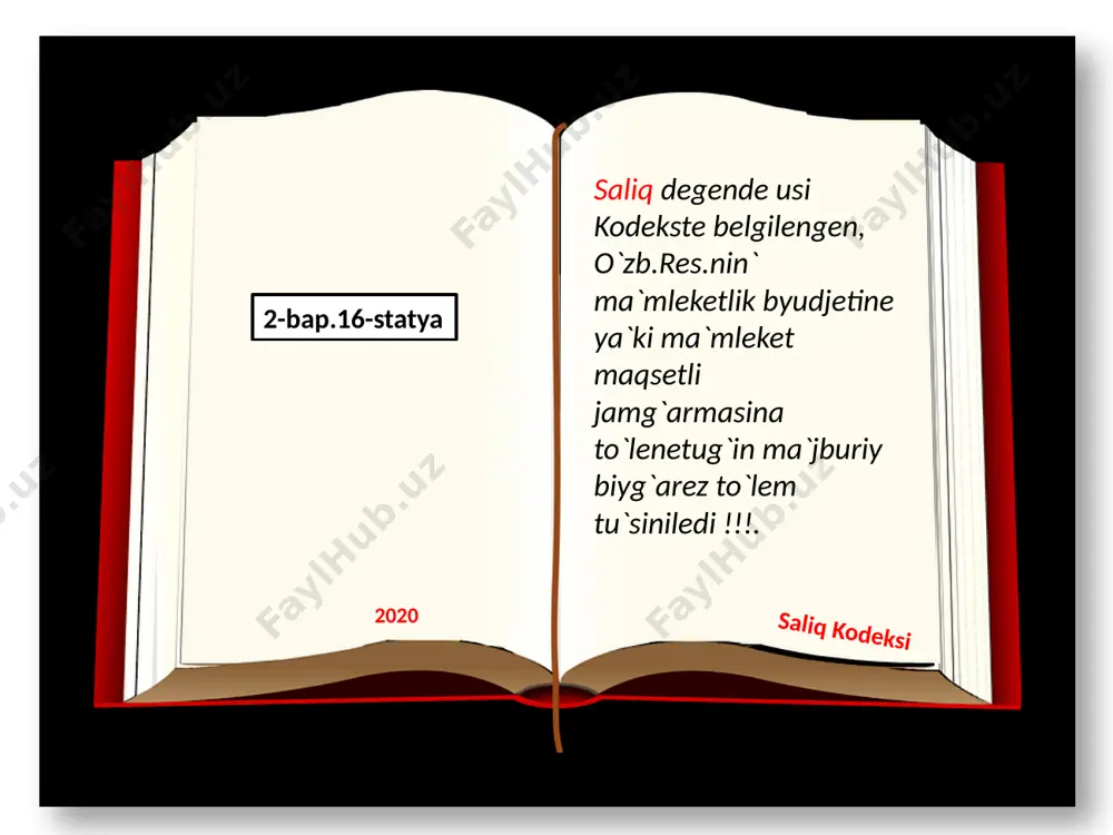 ҳәм инвестиция хызметин күшейтиўге үндейди. салықлардың хошаметлеў функциясы арқалы мәмлекет халқ хожалығы раўажланыўын хошаметлейди, буның менен фискал функцияны орынлаў ушын базаны кеңейттиреди, ӛндиристи салықлардың хошаметлеў функциясы арқалы хошаметлеп, мәмлекет әдил салық сиясатын алып барыў менен салық жүгин күшейттирместен хожалық жүритиўши субъектлердиң еркин хызмет кӛрсетиўи тәмийнленеди. qadag`alaw funkciyasi салықлардың қадағалаў функциясы салық тӛлеўши тәрепинен усынылған, салыққа тартыў объекти, салыққа тартылатуғын база, жеңилликлер қусаған ҳәм басқада тийисли салық кӛрсеткишлериниң есап-китапларын тексериўдей қурамалы процесстен ибарат. салық есабы салық мекемелерине белгиленген салық есабы формалары арқалы салық тӛлеўшилер ӛзлериниң салық мәжбүриятларын қандай орынлап атырғанын жәнеде нәтийжели қадағалаў имканын береди. esaplaw procesin axborot penen tamiyinlew funkciyasi салықларды есаплаў процесин мағлыўмат пенен тәмийнлеў функциясы да үлкен әҳмийетке ийе болып, бул функция арқалы қәрежетлер кӛлеми ҳәм конкрет салықлар мәмлекеттиң қандай социаллық-экономикалық функцияларын орынлаўға сарпланғанлығы ҳаққында мағлыўмат берип турылыўы жүдә зәрүр. сонда ғана, салықлардың бюджетке түсиўи толық, ӛз ўақтында орынланады. adam smith notes that taxpayers should contribute to the …
