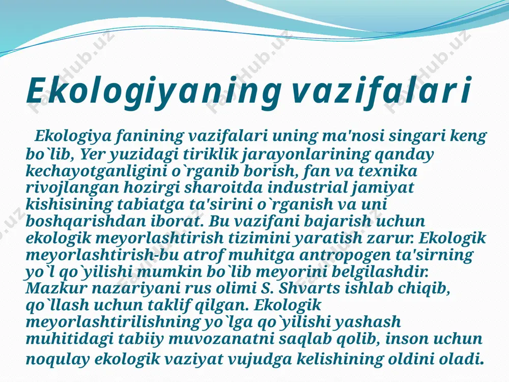 ekologiya fanining tarixi - Page 5
