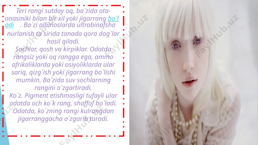 albinizm kasalligi va uning oqibatlari - Page 5