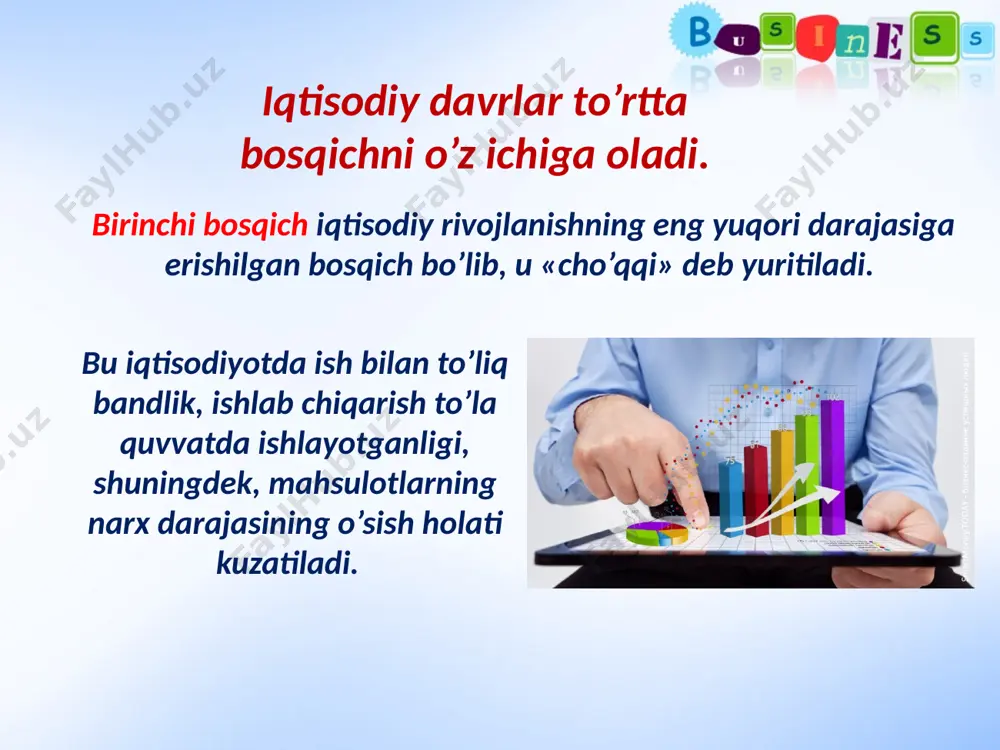 bozor iqtisodiyotining davriy rivojlanishi - Page 4