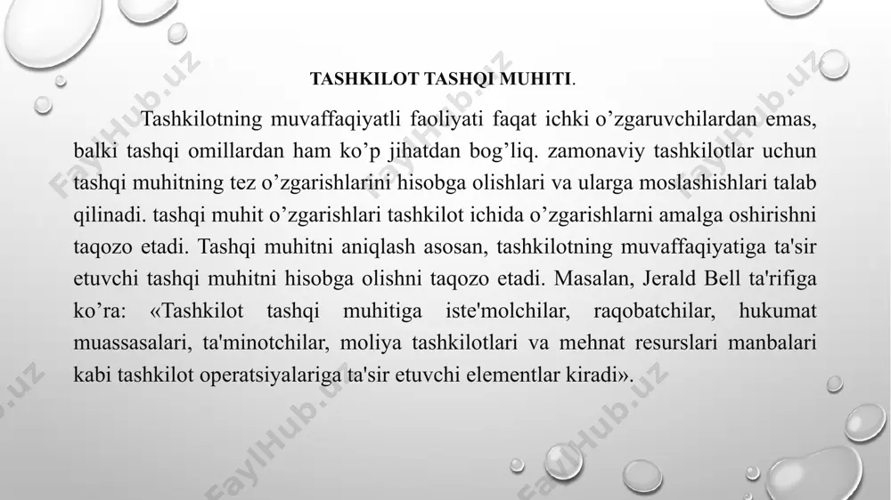 tashkilotning missiyasi va maqsadlarini boshqarish - Page 5