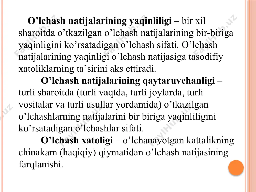 o'lchashlarning sifat mezonlari - Page 5
