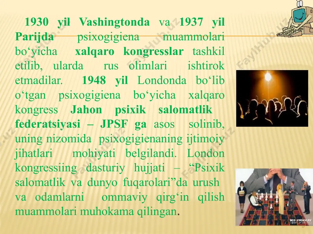 psixogigiena masalalari va uning taraqqiyot yo‘llari - Page 5