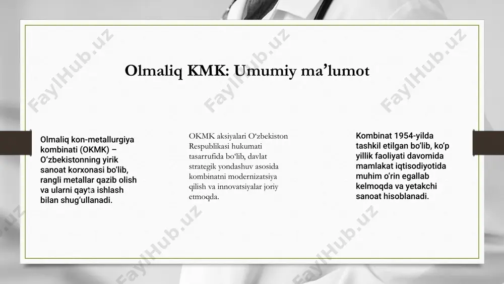 olmaliq kon-metallurgiya kombinati (okmk) - Page 5