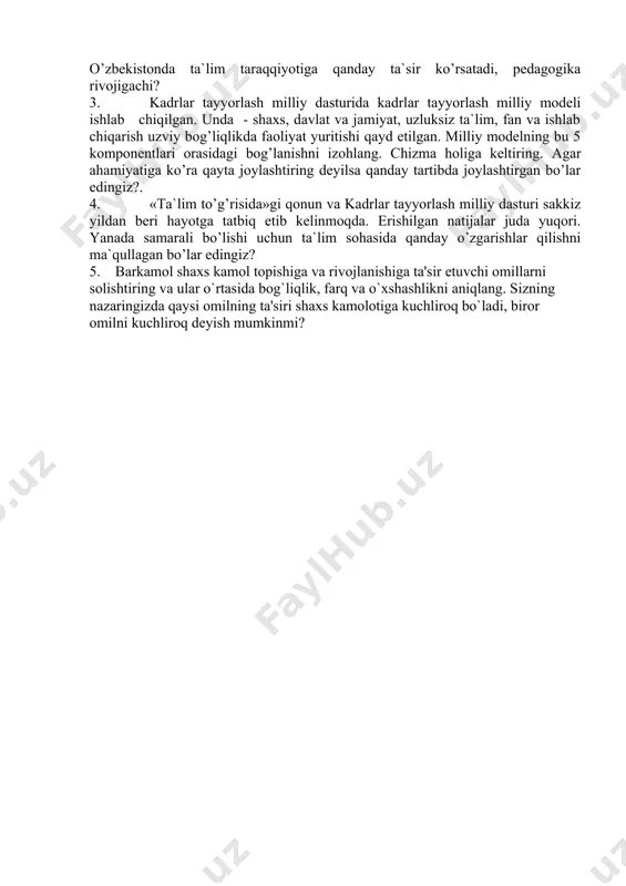 mi? oliy ta’lim turlari akadеmiya institut univеrsitеt bir nеcha bilim va ta'lim sohalari bo`yicha oliy va oliy o`quv yurtidan kеyingi ta'lim dasturlarini amalga oshiradi muayyan bilim va ta'lim sohalari bo1yicha oliy va oliy o’quv yurtidan kеyingi ta'lim dasturlarini amalga oshiradi odatda, bir bilim va ta'lim sohasi doirasida tayyorlov yo`nalishlari bo`yicha oliy va oliy o`quv yurtidan kеyingi ta'lim dasturini amalga oshiradi